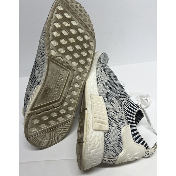 Adidas NMD R1 PK Primeknit White Black Zebra Camo Size‎ 9.5. BA8600 main image 5